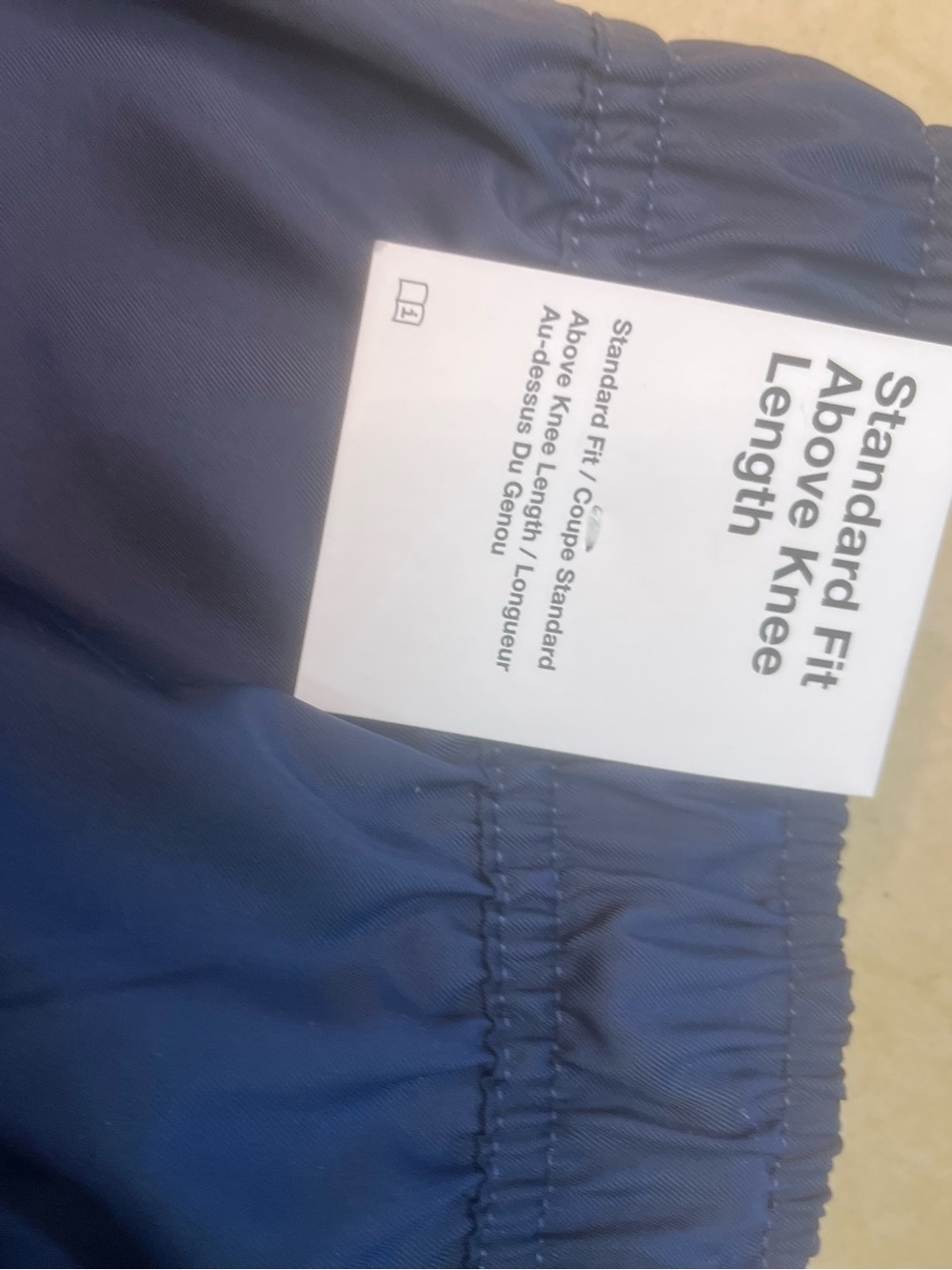 Sz Small Nike Men’s Navy Drawstring Athletic Shorts - Picture 4 of 4